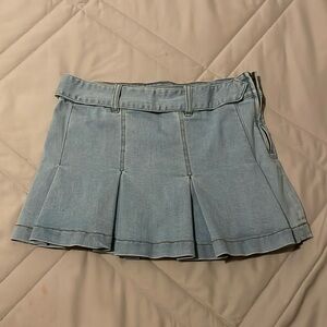 Denim Mini Skirt